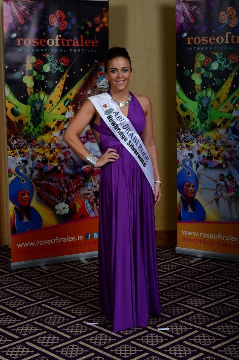 The Rose of Tralee Ireland and Abu Dhabi Dresses by Plume