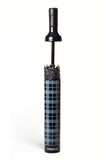Black & Grey Plaid  Wine Bottle Umbrella