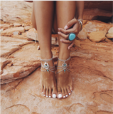 beach anklets turquoise anklet x 1 anklet
