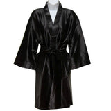 Black Satin Robe