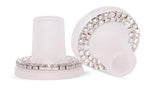 Cur Crystal Removable Rings Available in size Petite, Small or Medium