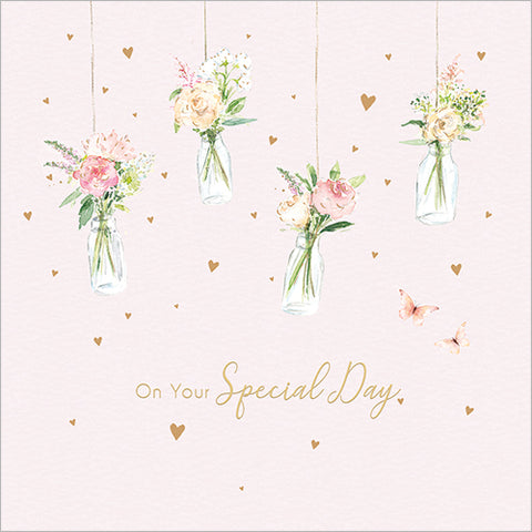Cards - Hanging Posies ( on your Special Day)