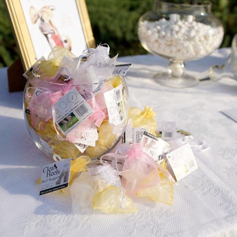 Wedding Day display of Clean Heels for your guests the ladles will be so happy