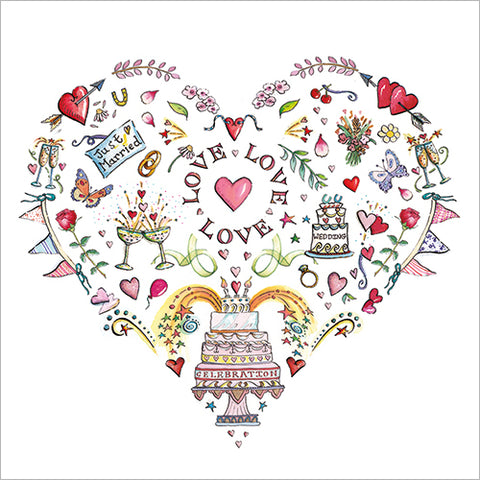 Cards - Love Love Love Wedding
